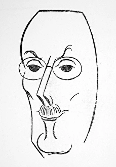 EDWIN ARLINGTON ROBINSON (1869-1935). American poet. Caricature, 1929, by Eva Herrmann EDWIN ARLINGTON ROBINSON (1869-1935). American poet. Caricature, 1929, by Eva Herrmann