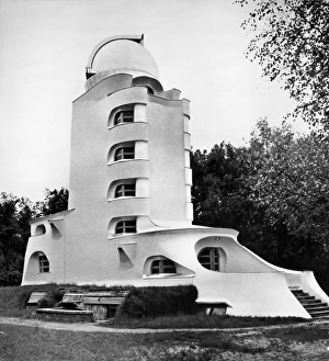 EINSTEIN TOWER, POTSDAM. The Einstein Tower at Potsdam, Germany, designed, 1920 EINSTEIN TOWER, POTSDAM. The Einstein Tower at Potsdam, Germany, designed, 1920