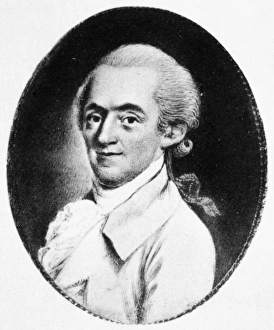 ELBRIDGE GERRY (1744-1814). American statesman. Miniature, 1789, by John Ramage ELBRIDGE GERRY (1744-1814). American statesman. Miniature, 1789, by John Ramage