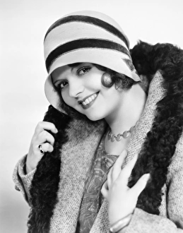 FASHION: CLOCHE HAT, 1929. Sally Starr, American movie actress, photographed in 1929 wearing a cloche FASHION: CLOCHE HAT, 1929. Sally Starr, American movie actress, photographed in 1929 wearing a cloche