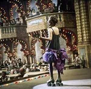 Children Collection: FILM: FUNNY GIRL, 1968. Barbra Streisand, performing on roller skates