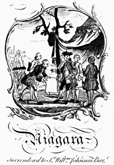 FORT NIAGARA, 1759. The French surrender of Fort Niagara, on the eastern shore of the Niagara River FORT NIAGARA, 1759. The French surrender of Fort Niagara, on the eastern shore of the Niagara River
