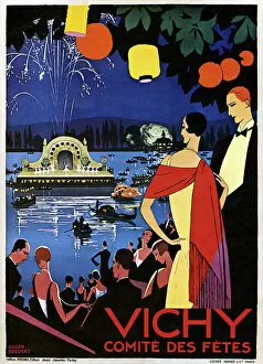 Art Deco Collection: FRANCE: VICHY, c1920. Lithograph by Roger Broders, c1920