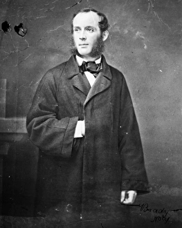 FREDERICK EDWIN CHURCH (1826-1900). American painter. Photograph by Mathew Brady FREDERICK EDWIN CHURCH (1826-1900). American painter. Photograph by Mathew Brady