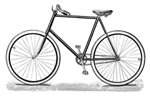 FRENCH BICYCLE, c1920. Line cut, French, c1920 FRENCH BICYCLE, c1920. Line cut, French, c1920