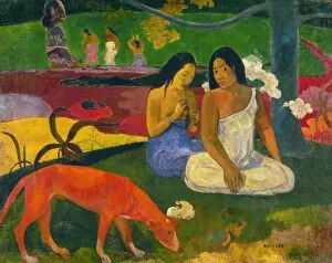 France Collection: GAUGUIN: AREAREA, 1892. Arearea (Red Dog). Oil on canvas, 1892, by Paul Gauguin