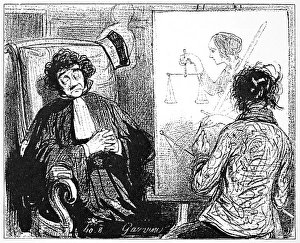 GAVARNI: PORTRAIT, 1850. The Flattering Portrait. Lithograph, c1850, by Paul Gavarni GAVARNI: PORTRAIT, 1850. The Flattering Portrait. Lithograph, c1850, by Paul Gavarni