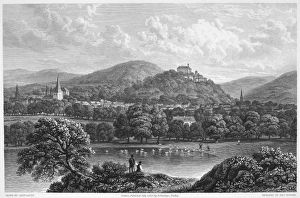 Mountainous German Landscape Prints: GERMANY: WERNIGERODE. A view of Wernigerode