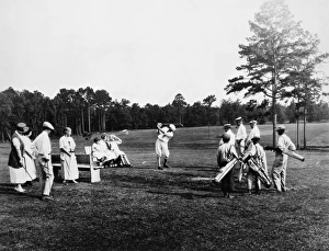 GOLF, c1905. The first tee at Browns Wells Golf Course, Hazlehurst, Mississippi, c1905 GOLF, c1905. The first tee at Browns Wells Golf Course, Hazlehurst, Mississippi, c1905