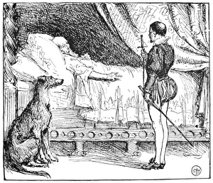 GRIMM: FAITHFUL JOHN. Illustration, late 19th century, for the fairy tale by the GRIMM: FAITHFUL JOHN. Illustration, late 19th century, for the fairy tale by the