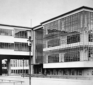 GROPIUS: BAUHAUS. Walter Gropius Bauhaus at Dessau, Germany, 1926 GROPIUS: BAUHAUS. Walter Gropius Bauhaus at Dessau, Germany, 1926