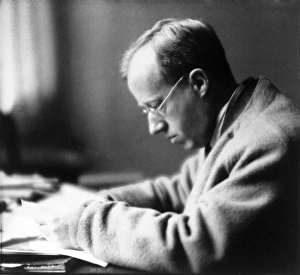 GUSTAV HOLST (1874-1934). English composer. Photographed by Herbert Lambert, c1920 GUSTAV HOLST (1874-1934). English composer. Photographed by Herbert Lambert, c1920