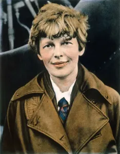 Prints of AMELIA EARHART (1897-1937). American aviator. Oil over a photograph, c1920 Pioneer Prints: Amelia Earhart Print, Oil over Photograph