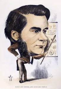 Thomas H. Huxley Caricature Print, 1872
