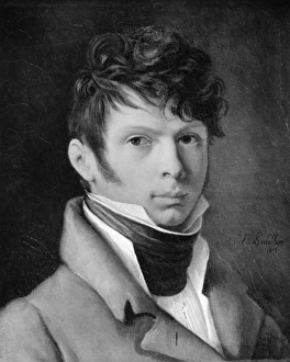 HENRI-ERNEST DE BEAUFORT (1798-1825). French botanist. Painting by Pierre-Paul Prud' HENRI-ERNEST DE BEAUFORT (1798-1825). French botanist. Painting by Pierre-Paul Prud'