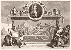 William Hogarth Artist Biography Prints: HOGARTH: HUDIBRAS, 1726. Frontispiece