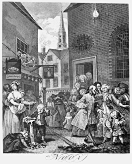Hogarth's Print: A Woman at Noon