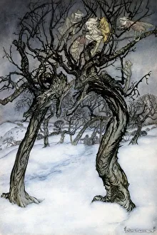 Illustration by Arthur Rackham for A Dish of Apples, by Eden Phillpotts, 1921 Illustration by Arthur Rackham for A Dish of Apples, by Eden Phillpotts, 1921