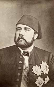 ISMAIL PASHA (1830-1895). Khedive of Egypt, 1863-1879. Original carte-de-visite photograph ISMAIL PASHA (1830-1895). Khedive of Egypt, 1863-1879. Original carte-de-visite photograph