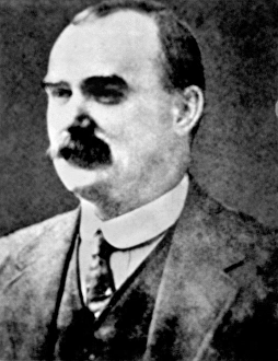 JAMES CONNOLLY (1870-1916). Irish socialist. Photograph, c1900 JAMES CONNOLLY (1870-1916). Irish socialist. Photograph, c1900
