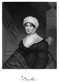 JOANNA BAILLIE (1762-1851). Scottish writer. Mezzotint engraving, 19th century JOANNA BAILLIE (1762-1851). Scottish writer. Mezzotint engraving, 19th century