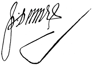 JOHN DONNE (1572-1631). English poet. Autograph signature JOHN DONNE (1572-1631). English poet. Autograph signature