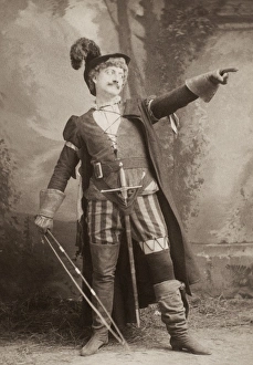 JOHN DREW (1853-1927). American actor. As Petruchio in The Taming of the Shrew JOHN DREW (1853-1927). American actor. As Petruchio in The Taming of the Shrew