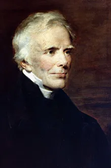 JOHN KEBLE (1792-1866). English clergyman and poet. Oil by George Richmond JOHN KEBLE (1792-1866). English clergyman and poet. Oil by George Richmond