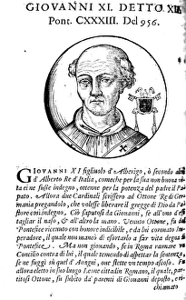 JOHN XIII (938-964). Pope, 955-964. Woodcut, Venetian, 1592 JOHN XIII (938-964). Pope, 955-964. Woodcut, Venetian, 1592