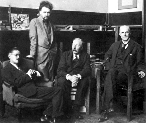 JOYCE, POUND, FORD & QUINN. The writers James Joyce, Ezra Pound, and Ford Madox JOYCE, POUND, FORD & QUINN. The writers James Joyce, Ezra Pound, and Ford Madox