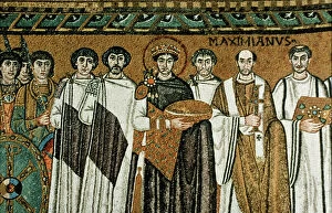 Ancient Collection: JUSTINIAN I (483-565). Emperor of the Byzantine Empire, 527-565. Emperor Justinian the Great
