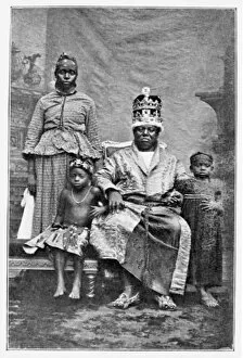 Calabar Collection: KING OF CALABAR, 1893-94. The King of Calabar, Nigeria, whom Mary Henrietta Kingsley