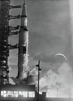 Launch of the Apollo 8 spacecraft from the Kennedy Space Center in Florida Launch of the Apollo 8 spacecraft from the Kennedy Space Center in Florida