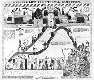 LIFE AND DAMNATION. A Representation of the different ways leading to everlasting LIFE AND DAMNATION. A Representation of the different ways leading to everlasting