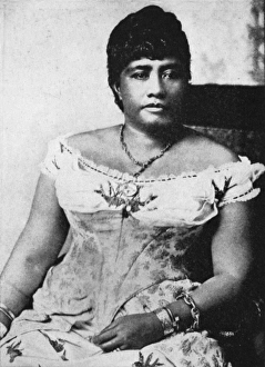 LYDIA KAMEKEHA LILIUOKALANI (1838-1917). Queen of Hawaiian Islands, 1891-93 LYDIA KAMEKEHA LILIUOKALANI (1838-1917). Queen of Hawaiian Islands, 1891-93
