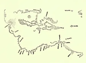 MAP: CARIBBEAN, 1511. The first map to show Bermuda, also showing coastline detail MAP: CARIBBEAN, 1511. The first map to show Bermuda, also showing coastline detail