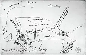 Map drawn by Thomas Jefferson of Milford Haven on Chesapeake Bay and vicinity Map drawn by Thomas Jefferson of Milford Haven on Chesapeake Bay and vicinity