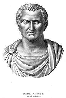 Ancient Roman Soldier Prints: MARCUS ANTONIUS (83?-30 B. C. )
