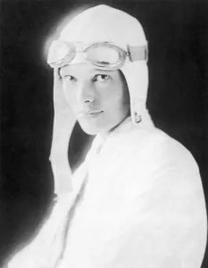 Prints of AMELIA EARHART (1897-1937). American aviator. Photographed in 1928 at age 30 Pioneer Prints: Amelia Earhart Print (1928)