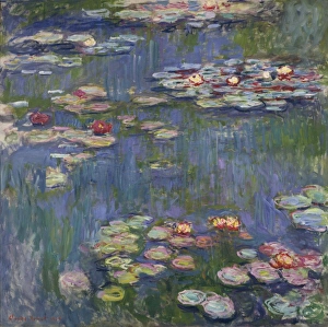 MONET: WATER LILIES, 1916. Oil on canvas, Claude Monet, 1916 MONET: WATER LILIES, 1916. Oil on canvas, Claude Monet, 1916