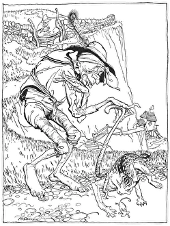 MOTHER GOOSE, 1913. There was a crooked man MOTHER GOOSE, 1913. There was a crooked man