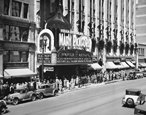 MOVIE THEATER, 1929. American movie theater, probably in New York City MOVIE THEATER, 1929. American movie theater, probably in New York City