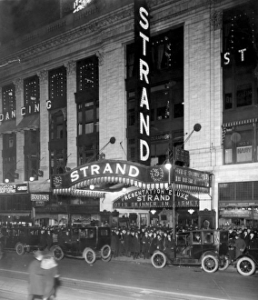 MOVIE THEATRE, 1920. The Strand, in Times Square, New York City, 1920 MOVIE THEATRE, 1920. The Strand, in Times Square, New York City, 1920