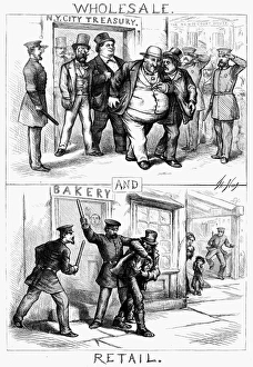 NAST: TWEED CARTOON. Wholesale and Retail. One of Thomas Nasts vitriolic attacks on William M NAST: TWEED CARTOON. Wholesale and Retail. One of Thomas Nasts vitriolic attacks on William M