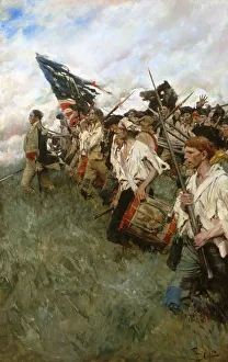 The Nation Makers. Depicts the Battle of Brandywine of 1777 during the Revolutionary War The Nation Makers. Depicts the Battle of Brandywine of 1777 during the Revolutionary War