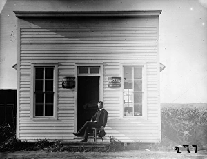 NEBRASKA: EDITOR, 1886. James E. McCray, newspaper editor and postmaster in Sargent, Nebraska NEBRASKA: EDITOR, 1886. James E. McCray, newspaper editor and postmaster in Sargent, Nebraska