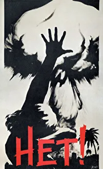 No!': Soviet poster, 1958, by Albert Aslyan