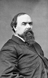 OLIVER P. MORTON (1823-1877). American legislator. Photographed c1868 OLIVER P. MORTON (1823-1877). American legislator. Photographed c1868