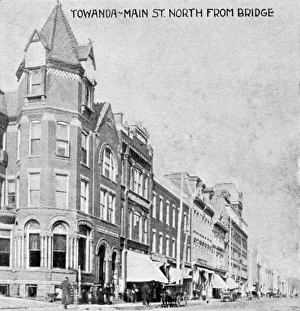 PENNSYLVANIA: TOWANDA. Main Street in Towanda, Pennsylvania. Postcard, 1906 PENNSYLVANIA: TOWANDA. Main Street in Towanda, Pennsylvania. Postcard, 1906