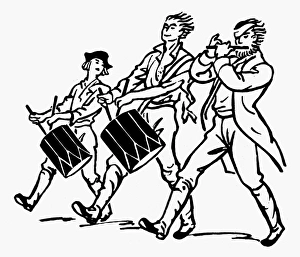 Personification of Independence Day. 20th century illustration after Archibald M. Willard Personification of Independence Day. 20th century illustration after Archibald M. Willard